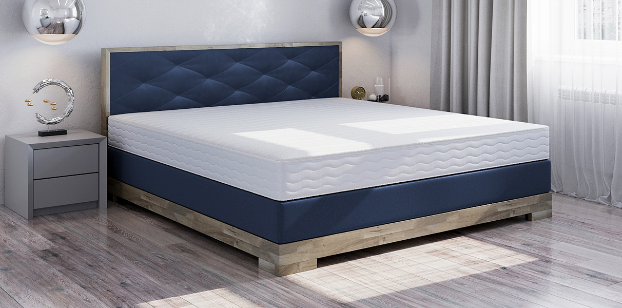 Wasserbett Alpin mit Massivholzumrandung in Boxspring-Optik Abbildung 5