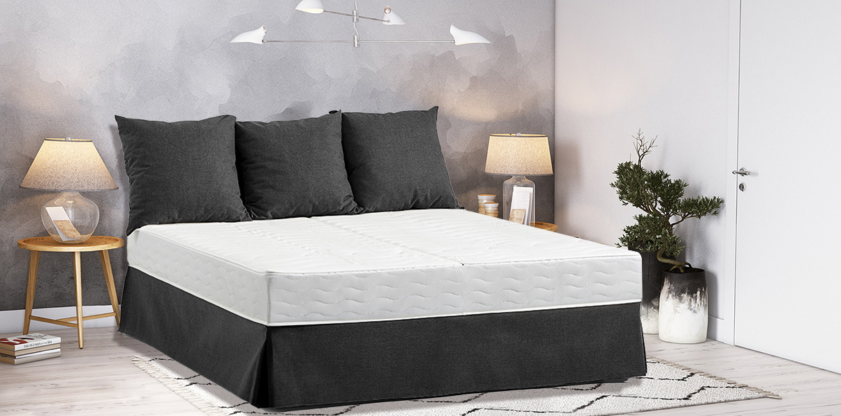 Dual Wasserbett Classic mit Kissen und Husse Abbildung 1