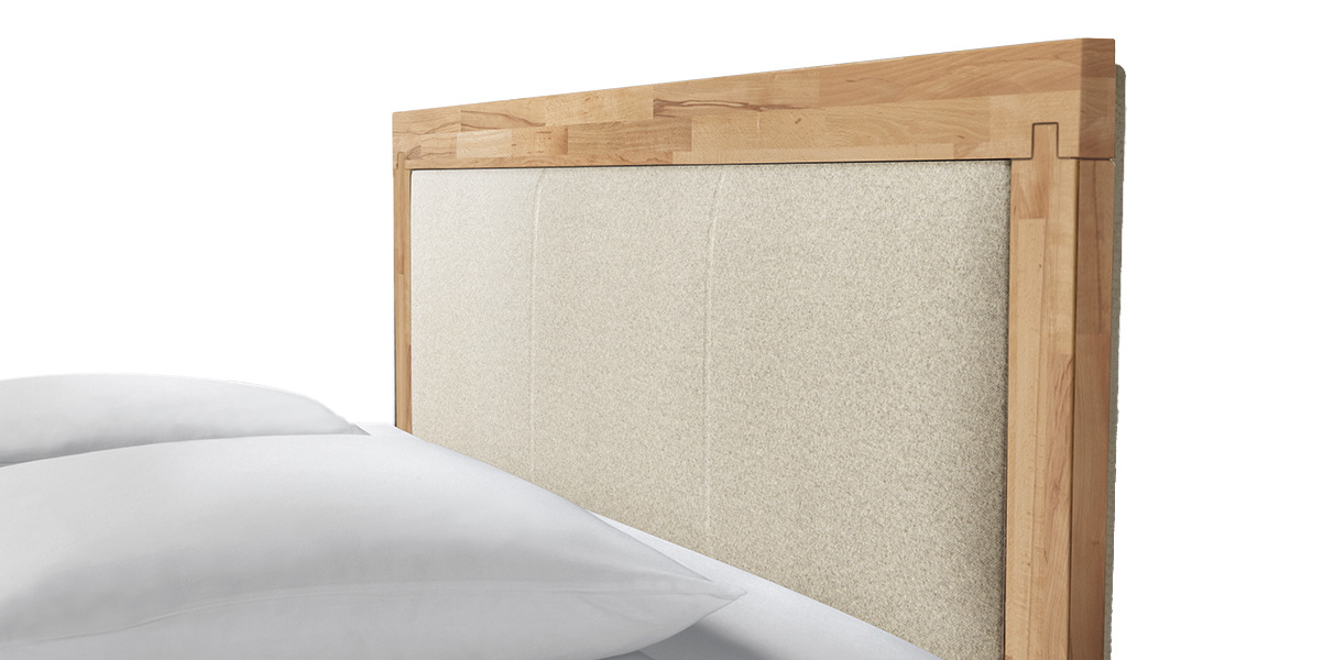 Boxspring-Wasserbett mit St. Moritz Kopfteil