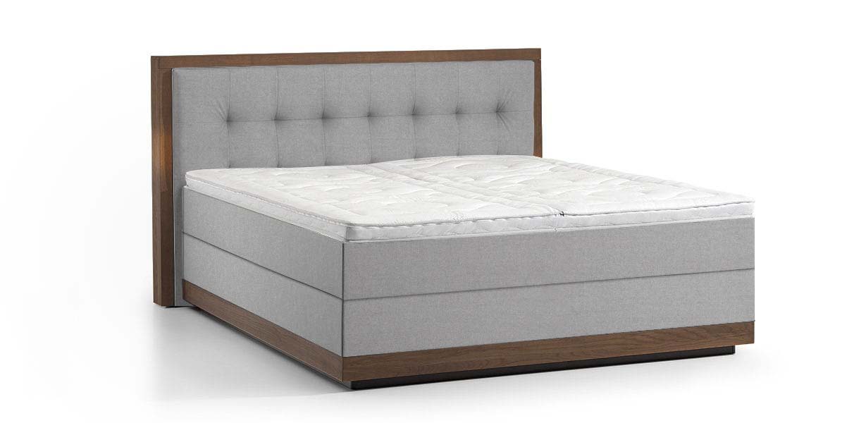 Classic Gelbett Buonanotte mit Massivholz in Boxspring-Optik Abbildung 6