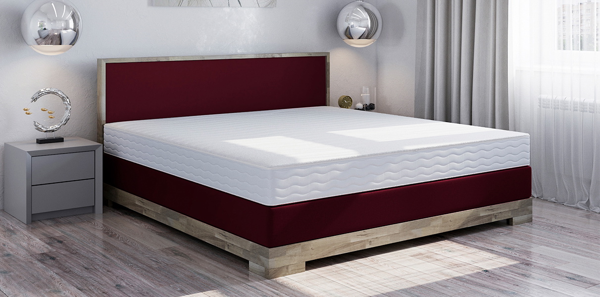 Wasserbett Alpin mit Massivholzumrandung in Boxspring-Optik Abbildung 3