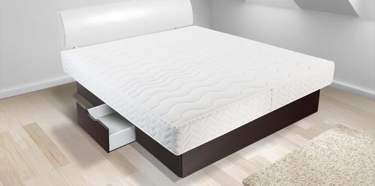 Gelbett Classic Dual mit Dekor Schubladenpodest Abbildung 1