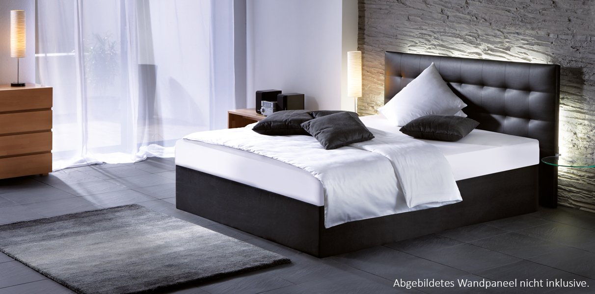 Dual Gelbett mit 40 cm hohem Podest in Boxspring-Optik Abbildung 1