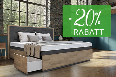 Deal 7: Premium Boxspring  Wasserbett mit Massivholz Schubladen und Kopfteil