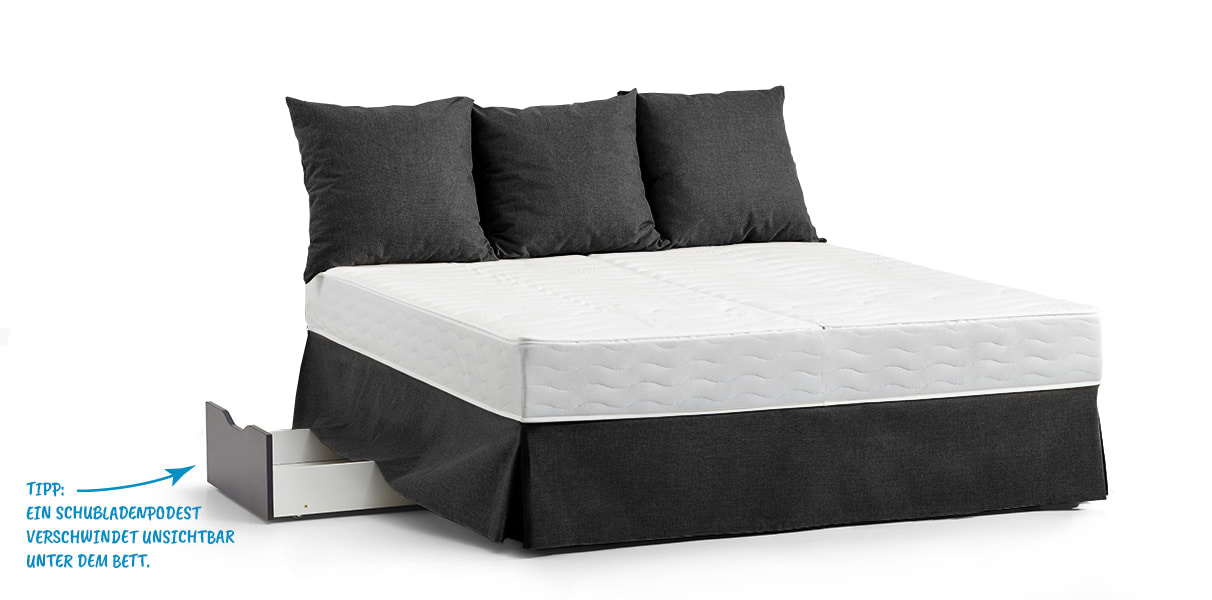 Dual Wasserbett Classic mit Kissen und Husse