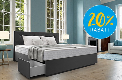 Deal 8: Premium Boxspring Wasserbett mit gepolsterten Schubladen
