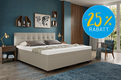 Deal 6: Premium Boxspring Wasserbett mit div. Kopfteilen