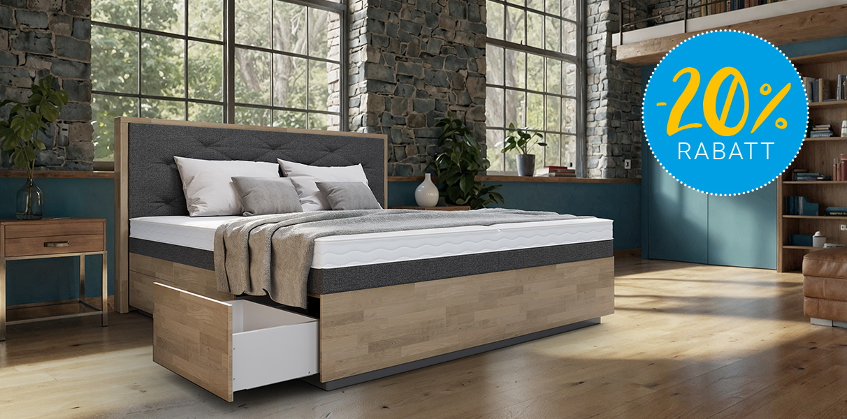 Mega-Deal 7 Boxspring-Wasserbett Magnifico Abbildung 1