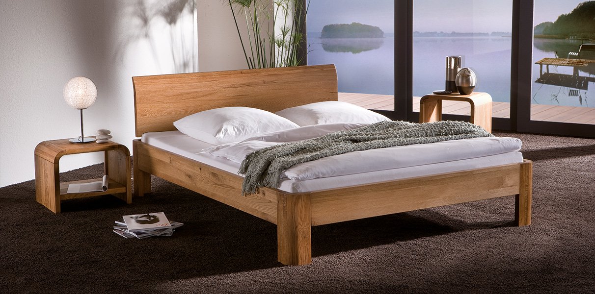 Hasena Oakline Wasserbett mit Lisio Kopfteil und Ronda Fen Abbildung 1