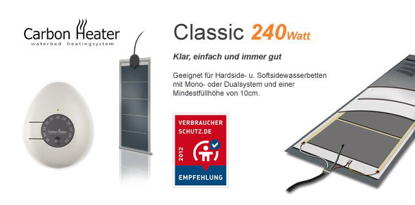 Wasserbett Heizung Carbon-Heater Classic Abbildung 1