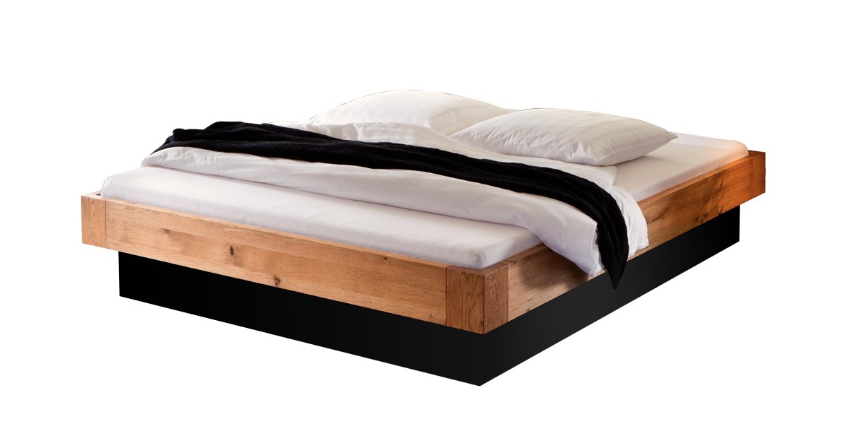 Gelbett mit Hasena Oakline Massivholz Bettrahmen Abbildung 1