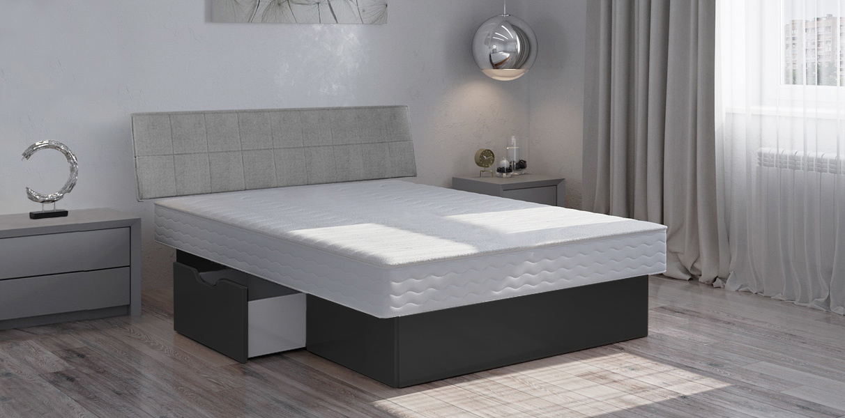 Solo Wasserbett Classic mit Dekor Schubladenpodest Abbildung 1