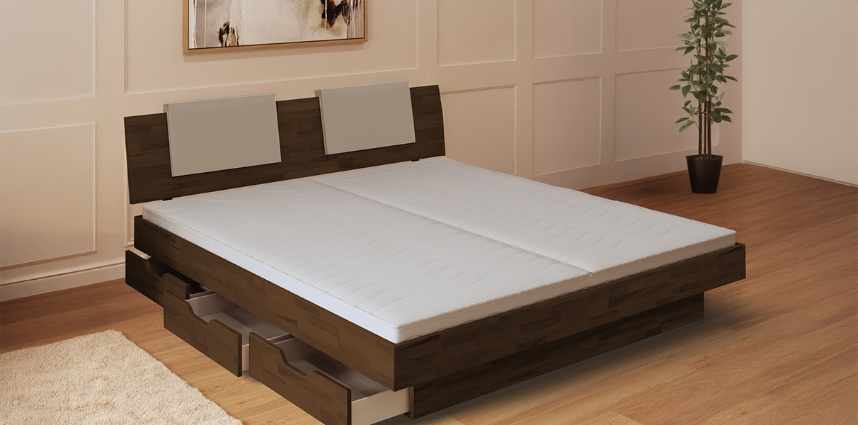 Mega-Deal 4 Massivholz Wasserbett Varus